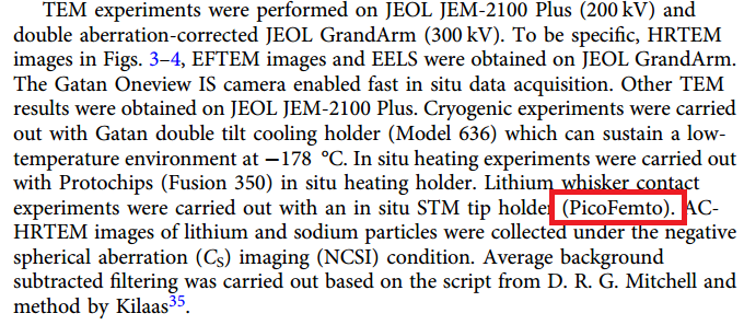 原位透射電鏡TEM實驗方法 原位透射電鏡TEM實驗方法