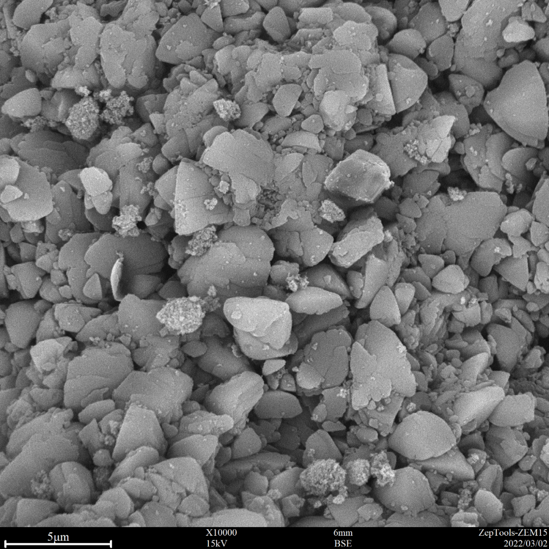 圖4 頭孢(臺式掃描電鏡10000倍照) 圖4 頭孢(臺式掃描電鏡10000倍照)