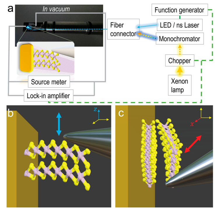 原位TEM光電力樣品桿搭建環境 原位TEM光電力樣品桿搭建環境