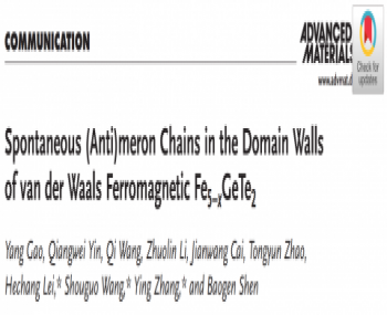 Adv. Mater.：PicoFemto原位低溫TEM-STM樣品桿助力調控二維鐵電材料中麥紉鏈在疇壁上的整體運動