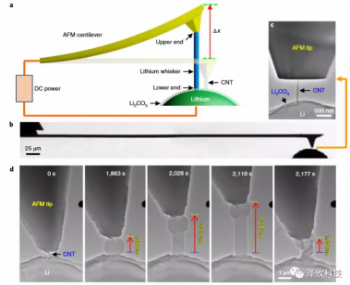 Nature Nanotech.：原位定量鋰電中支晶生長應力，揭示為何鋰枝晶能穿過固態電解質